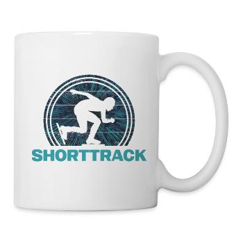 eislaufen shorttrack eisschnelllauf - Tasse - Weiß - Rechts