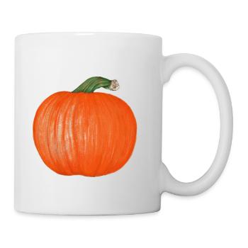 Grosse citrouille pour tous les fans d’Halloween - Mug blanc - blanc - Droite