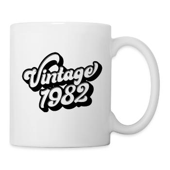 Millésime 1982, 40 ans, cadeau de 40e anniversaire - Mug blanc - blanc - Droite