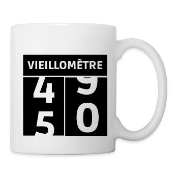 passage à cinquante - Mug blanc - blanc - Droite