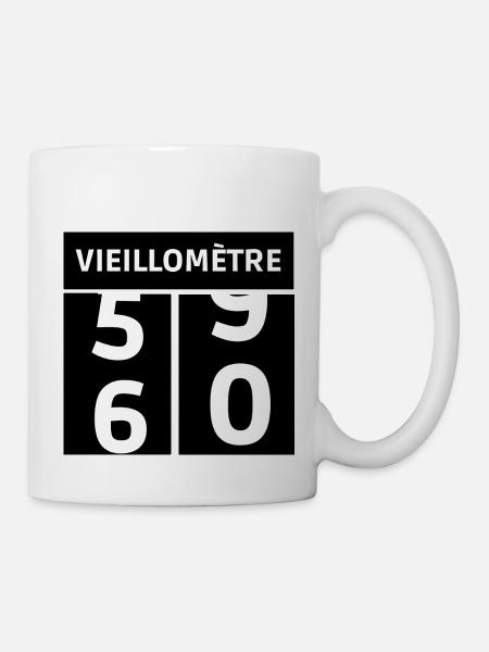 anniversaire 60 ans - Mug blanc - blanc