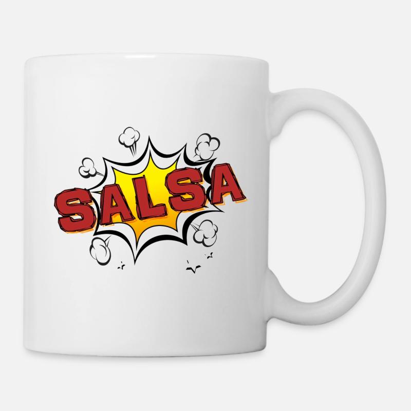 Salsa Boom - Mug blanc - blanc
