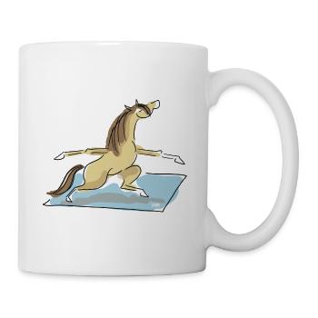 Yoga Pony - Warrior 2 - Mug - white - Right