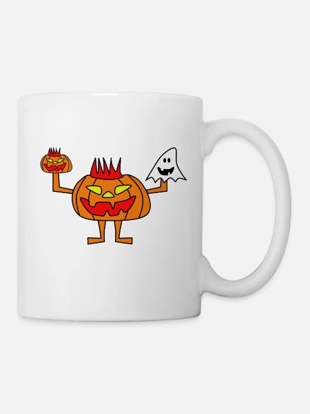 Pumpkin Man - Mug - white