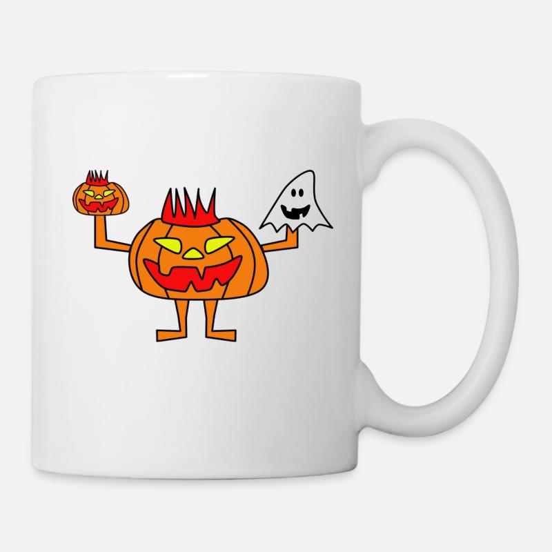 Pumpkin Man - Mug - white