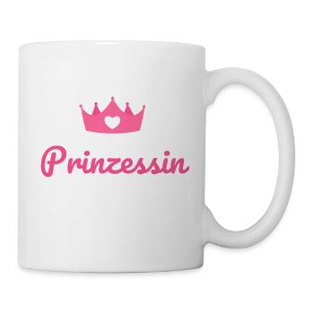 Prinzessin - Tasse - Weiß - Rechts