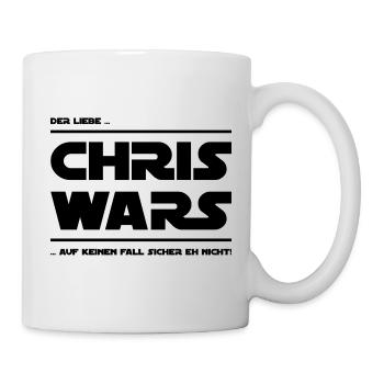 CHRIS WARS AUF KEINEN FALL SICHER EH NICHT - Tasse - Weiß - Rechts