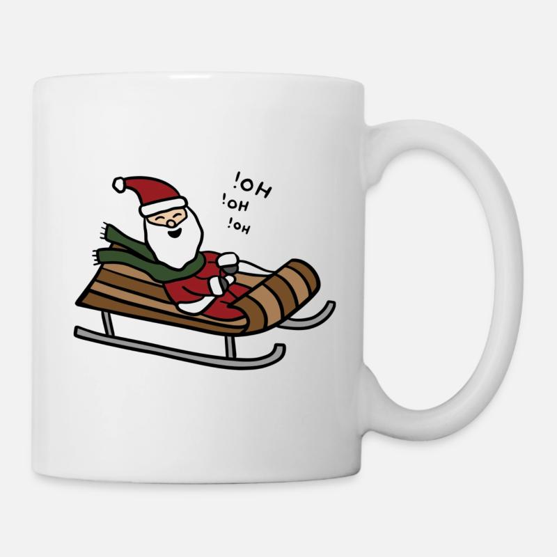 Traîneau du Père Noël - Mug blanc - blanc