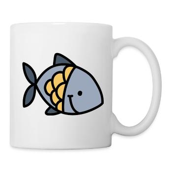 poisson - Mug blanc - blanc - Droite
