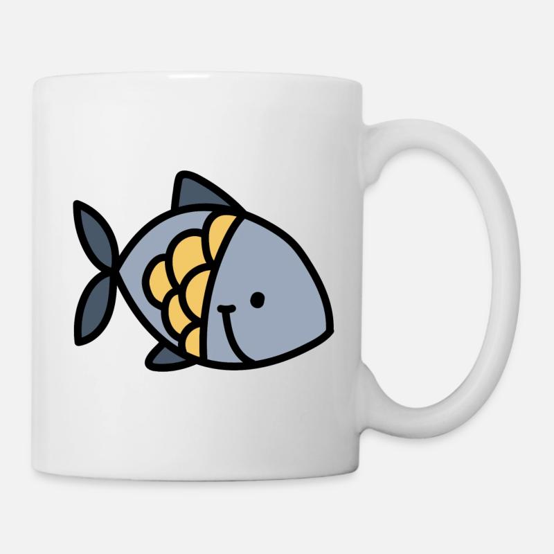 poisson - Mug blanc - blanc