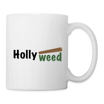 HollyWeed dark - Tasse - Weiß - Rechts