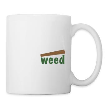 HollyWeed white - Tasse - Weiß - Rechts