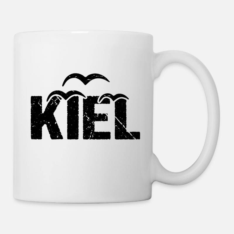Kiel Möwe Hansestadt Kiel - Tasse - Weiß