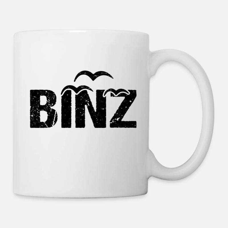 Binz Möwen Ostsee Seebad Binz - Tasse - Weiß