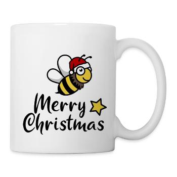 Christmas Bee merry christmas gift - Mug - white - Right
