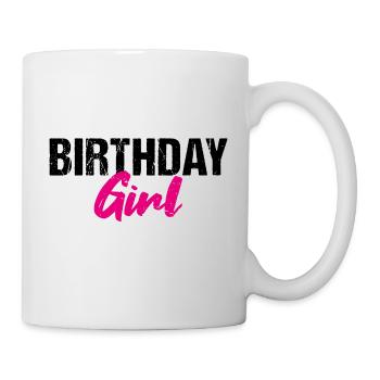 Anniversaire Fille Geburtstag - Mug blanc - blanc - Droite