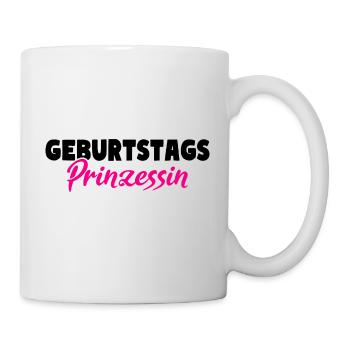 Geburtstags Prinzessin - Tasse - Weiß - Rechts