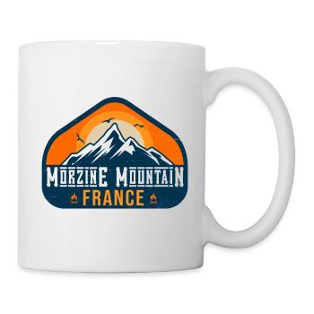 Morzine France mountain - Mug - white - Right