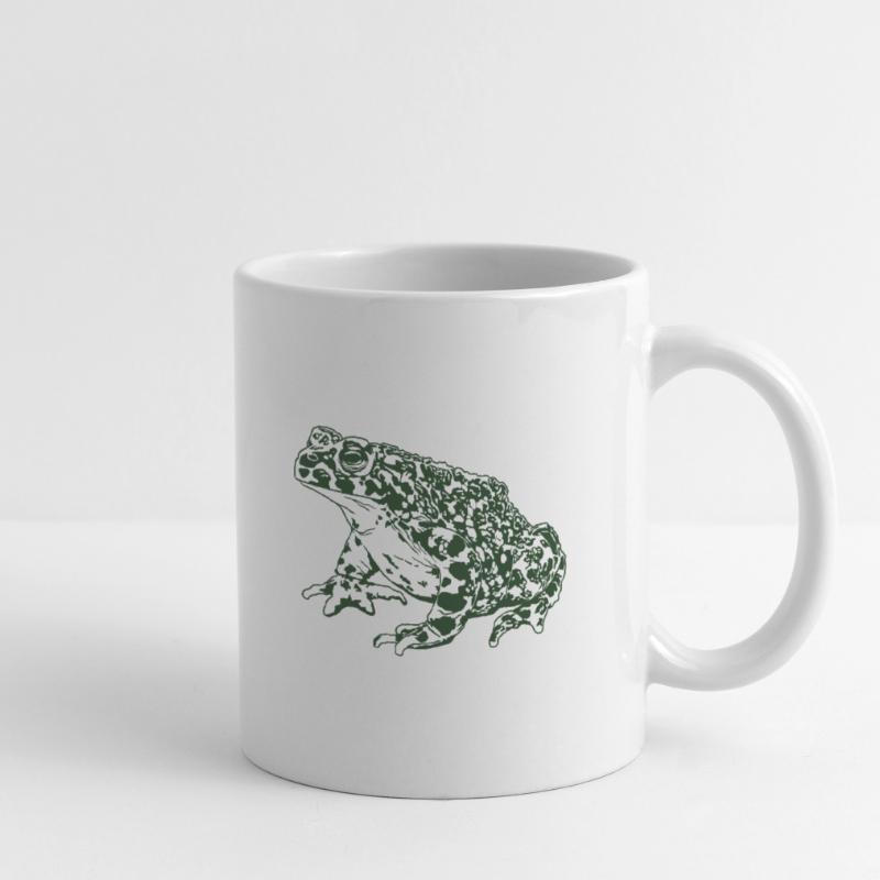 Toad Frog Graphic Aquatic Amphibian Frog Lovers Mug