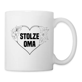 Stolze Oma - Tasse - Weiß - Rechts