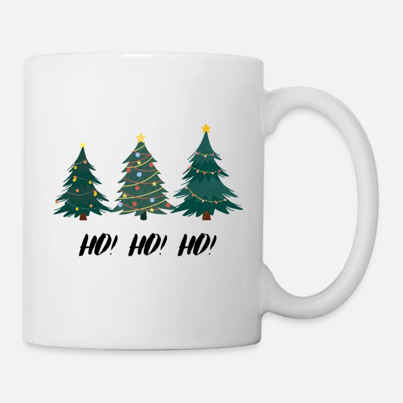 HOHOHO Christmas tree - Mug - white