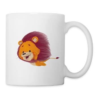 Lio Löwe - Tasse - Weiß - Rechts
