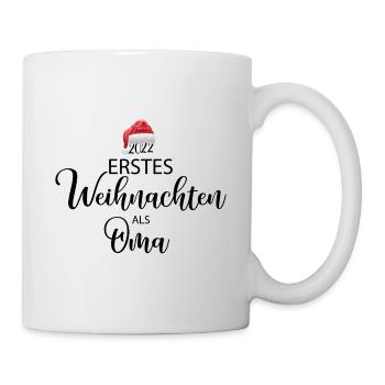 Erstes Weihnachten als Oma - Tasse - Weiß - Rechts