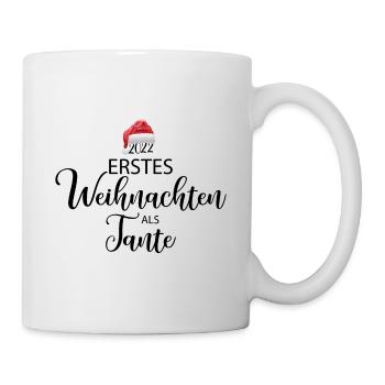 Erstes Weihnachten als Tante - Tasse - Weiß - Rechts