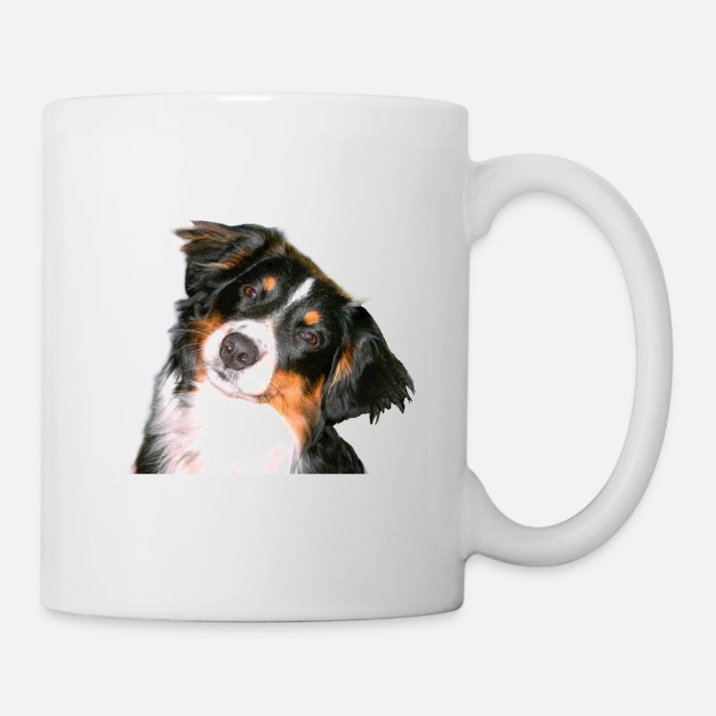 Aussie Nanouk, Kopf - Foto - Tasse - Weiß