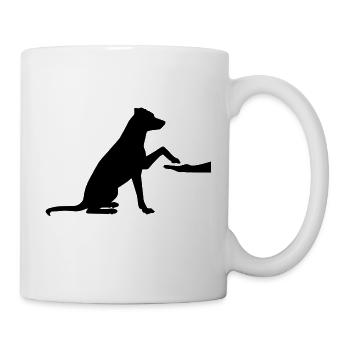Dog Hund - Tasse - Weiß - Rechts
