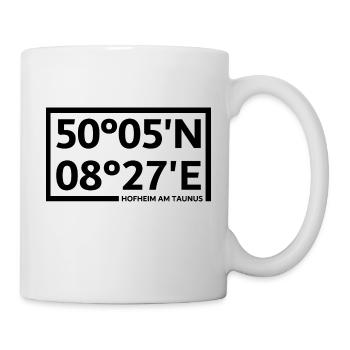 Coordonnées de Hofheim am Taunus - Mug blanc - blanc - Droite