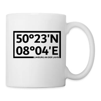 Limburg an der Lahn coordinates - Mug - white - Right