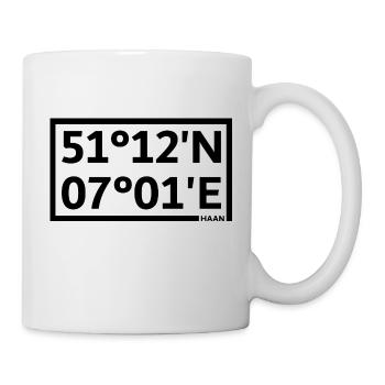 Haan Koordinaten - Tasse - Weiß - Rechts