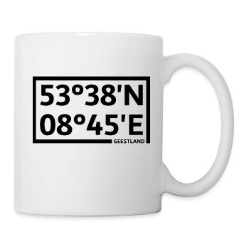 Geestland coordinates - Mug - white - Right