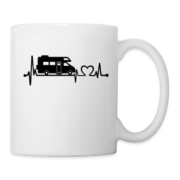 Heartbeat Camping - Tasse - Weiß - Rechts