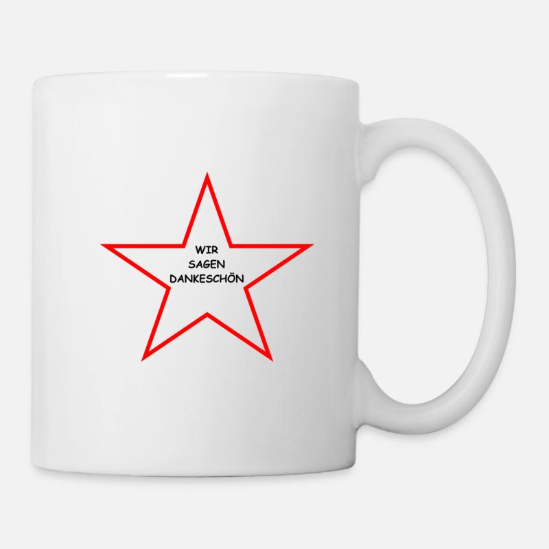 Wir sagen DANKESCHÖN - Tasse - Weiß
