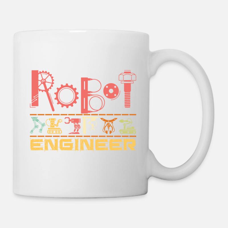 Roboter kostüm für Ingenieure oder Kinder Roboter - Tasse - Weiß