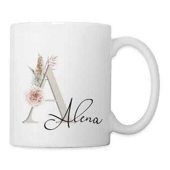 Alena! Name Boho - Mug - white - Right