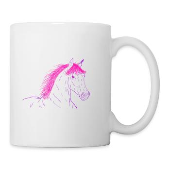 Horse Pink - Mug - white - Right