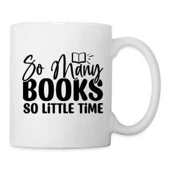 Tant de livres si peu de temps - Mug blanc - blanc - Droite