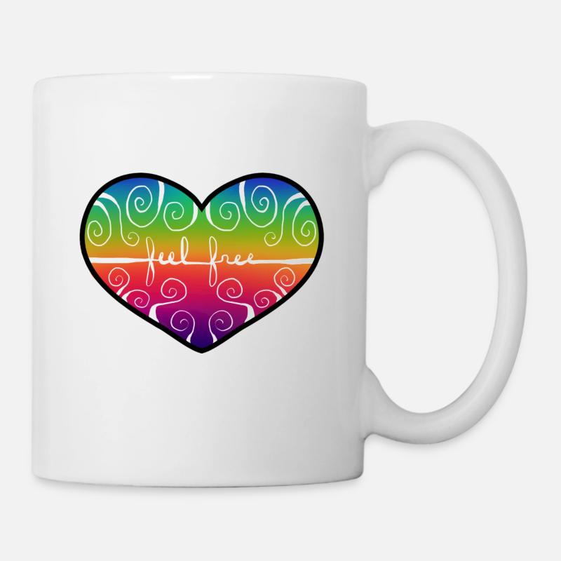 feelfreeheart - Mug blanc - blanc
