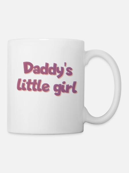 Vatersliebe Daddy's Little Girl - Tasse - Weiß
