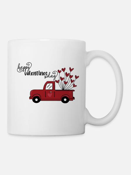 Joyeuse Saint-Valentin - Mug blanc - blanc