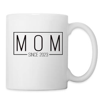 Mom Since 2023 black - Tasse - Weiß - Rechts