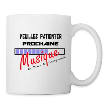 Logo Musique en Chargement ! - Mug blanc - blanc - Droite