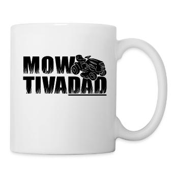 Tonte de pelouse Tracteur de pelouse Ride-on Mowtivadad - Mug blanc - blanc - Droite