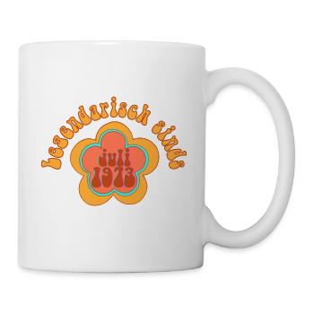 Legendär Seit Juli 1973 Geboren Geburtstag - Tasse - Weiß - Rechts