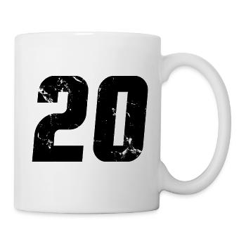 Cool Number 20 - 20 ans 20th Birthday Gift - Mug blanc - blanc - Droite