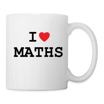 I love mathematics - Mug - white - Right