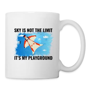 Wingsuit fliegen Base Jumping Fallschirmspringen Wingsuiting - Tasse - Weiß - Rechts